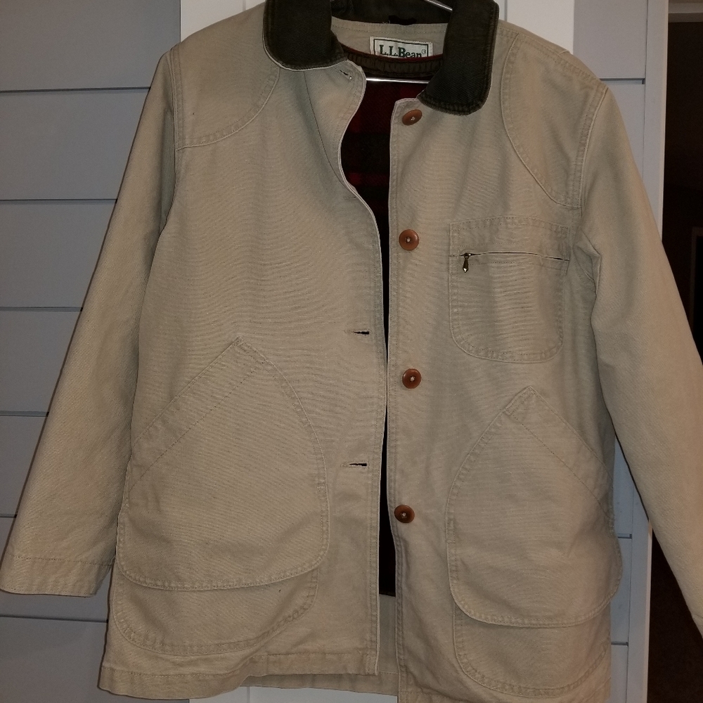 LL Bean Barn Coat Size Medium Petite